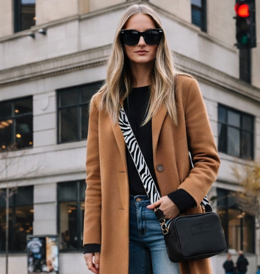 Pesso Penny Bag Black/Zebra – Step Ahead