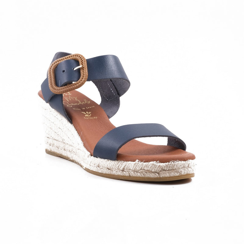 Oh My Sandals Ocean Navy