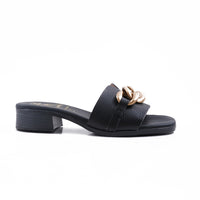Oh My Sandals Ornate Black