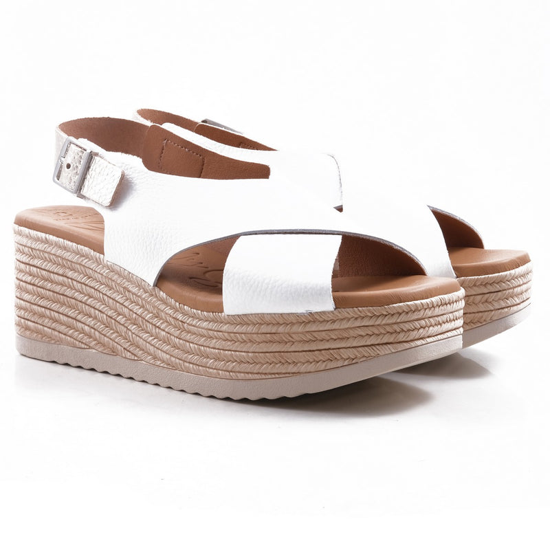 Oh My Sandals Ontana White Multi
