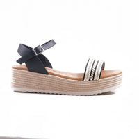 Oh My Sandals Ontead Black Multi