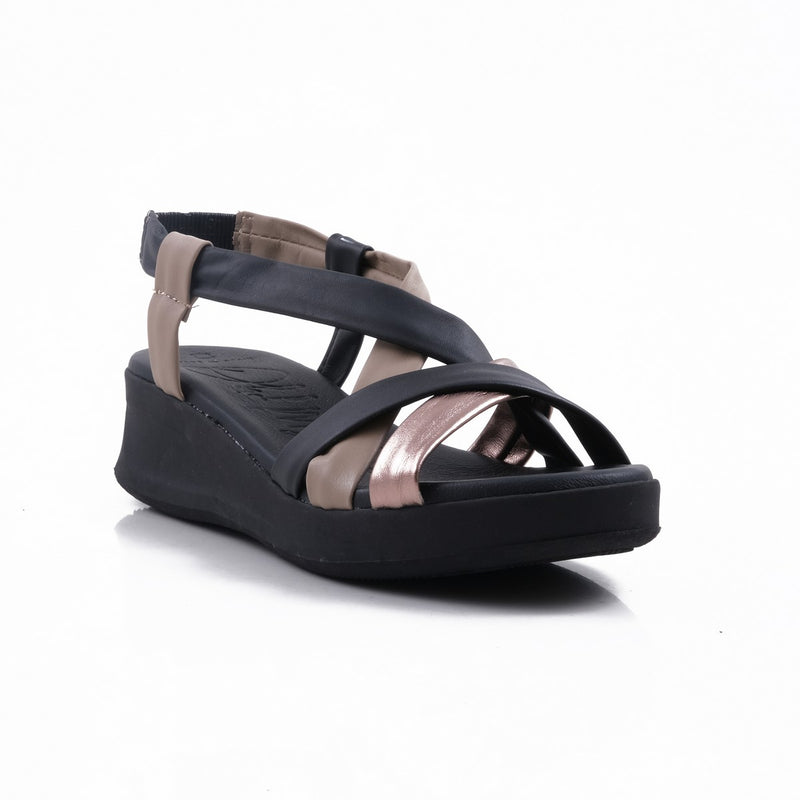 Oh My Sandals Oriana Black Multi