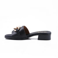Oh My Sandals Ornate Black