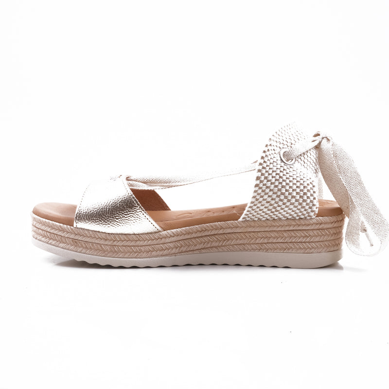 Oh My Sandals Otelie Metallic