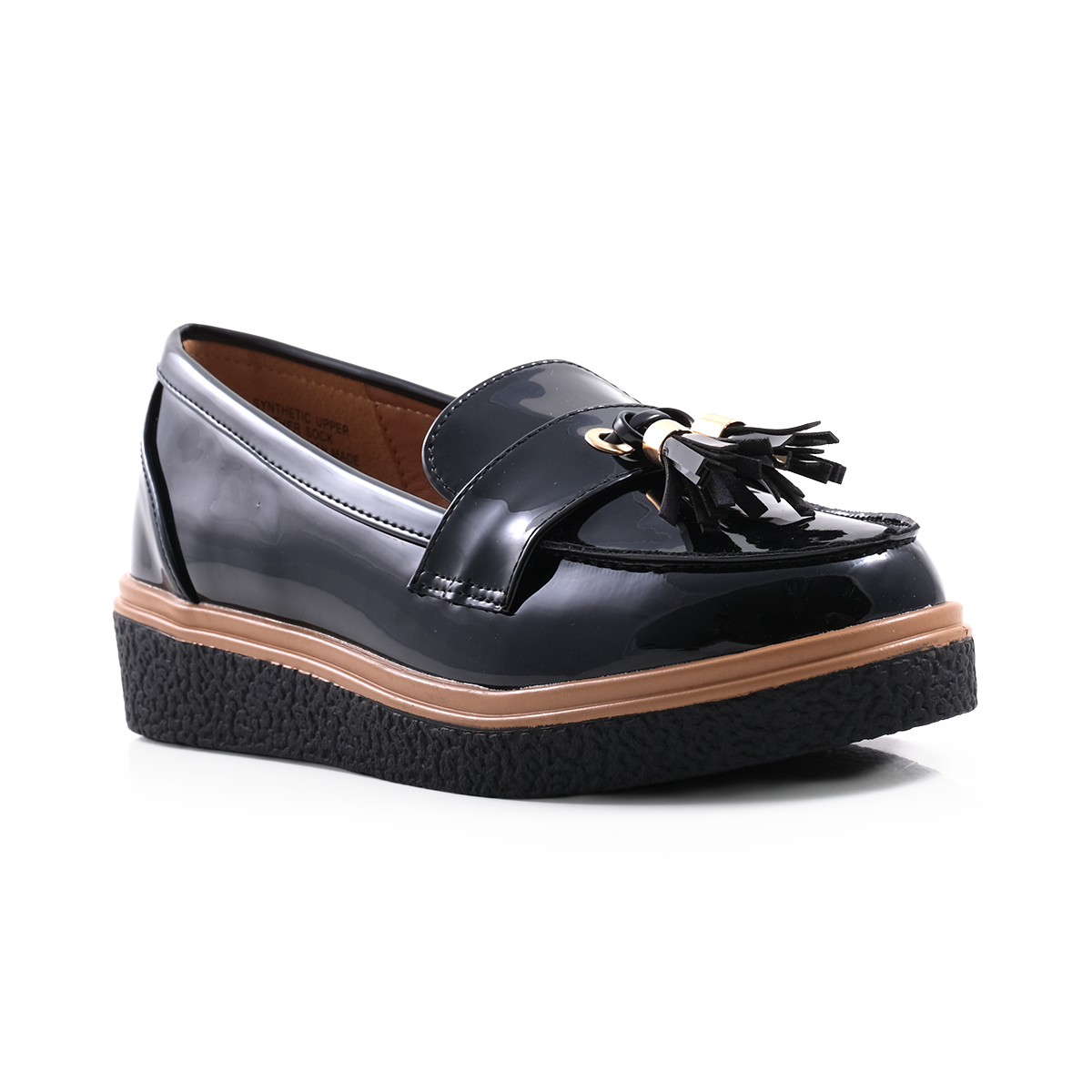 Flone Cocoa Black Patent