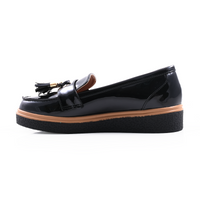 Flone Cocoa Black Patent