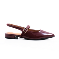 Flone Glimpse Burgandy Patent