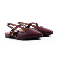 Flone Glimpse Burgandy Patent